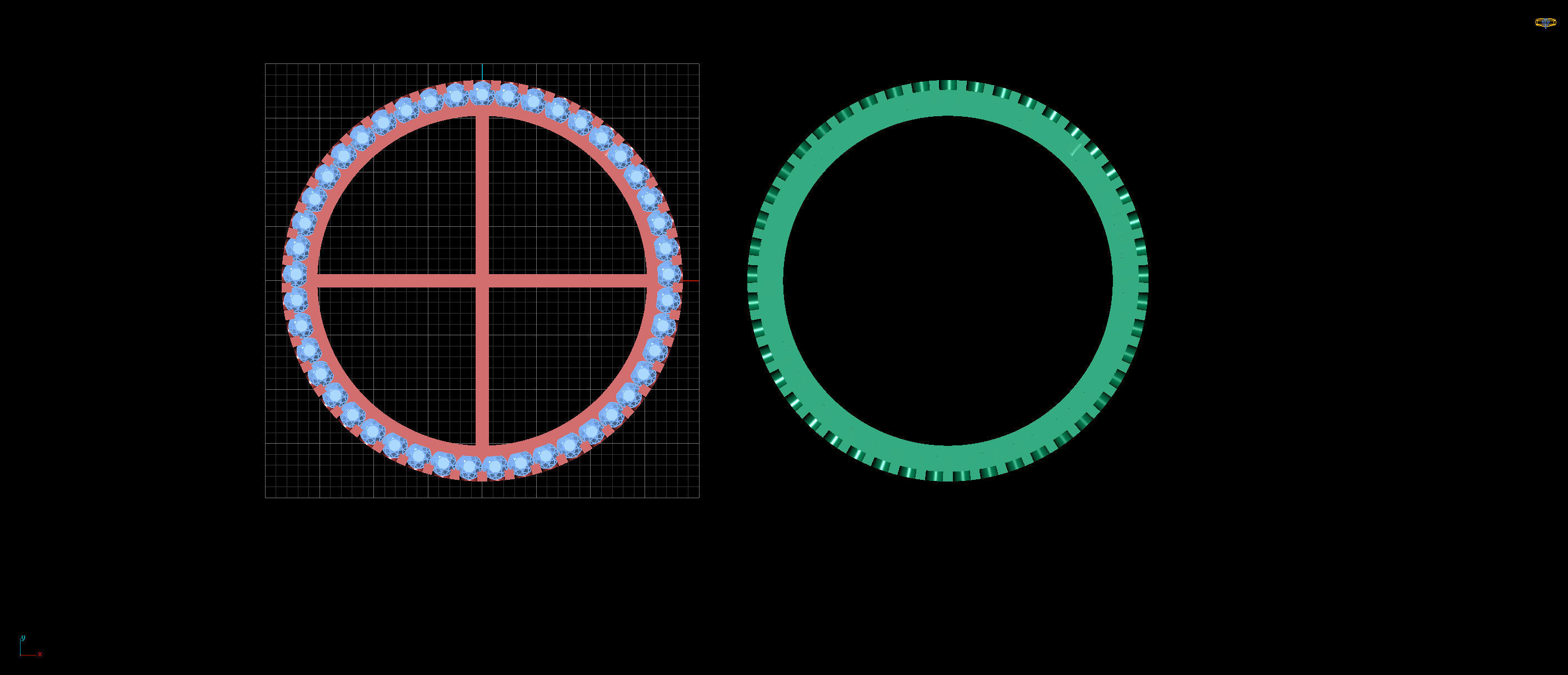 36mm Rolex Compatible Diamond Bezel 2ct 3D print model_9