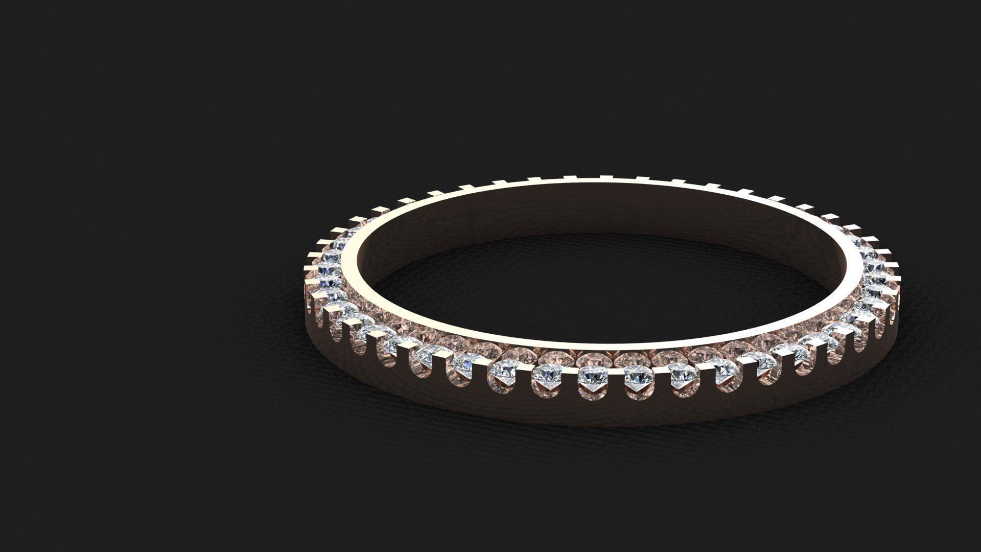 36mm Rolex Compatible Diamond Bezel 2ct 3D print model_4