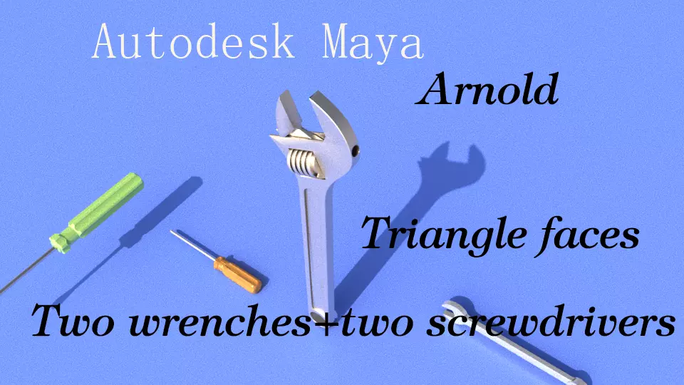 Basic tools collection 3D model_0