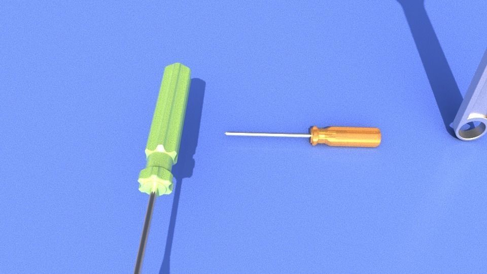 Basic tools collection 3D model_6