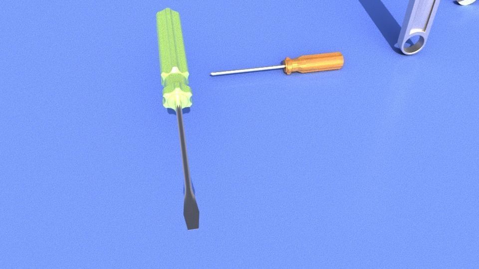 Basic tools collection 3D model_7