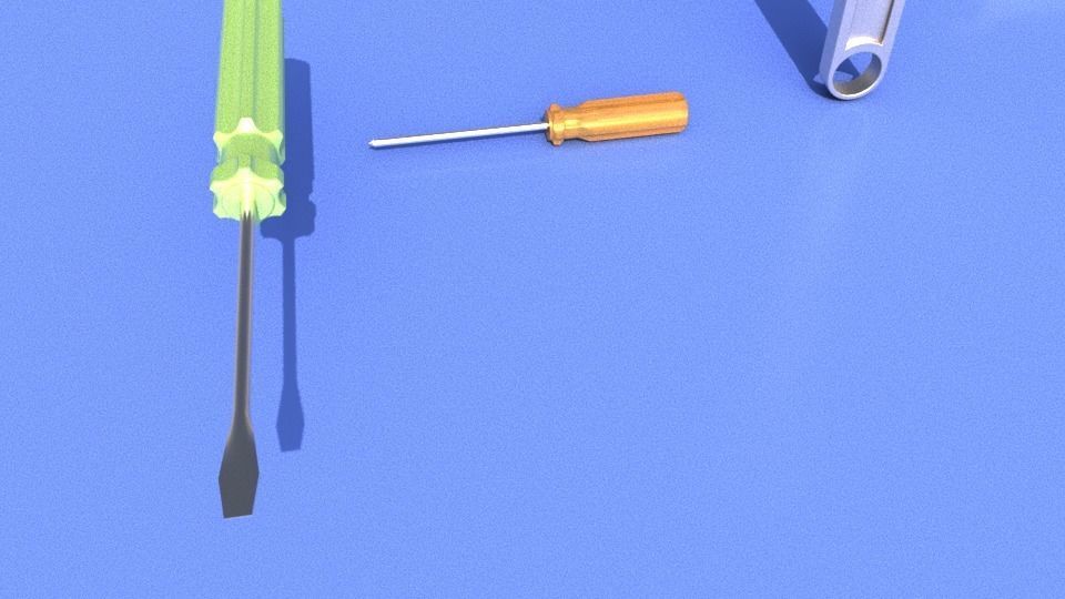 Basic tools collection 3D model_8