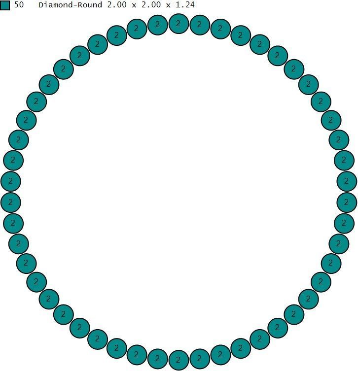 36mm Rolex Compatible Diamond Bezel 1-5ct 3D print model_4