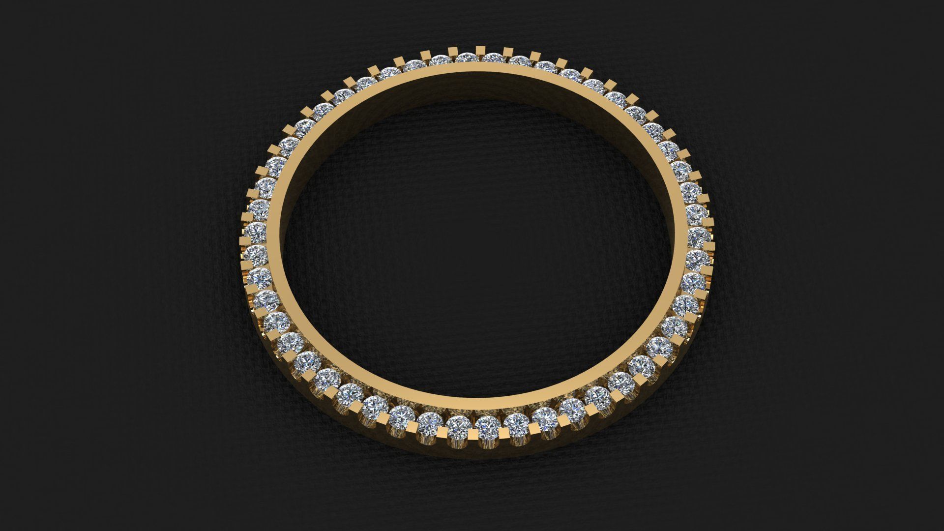 36mm Rolex Compatible Diamond Bezel 1-5ct 3D print model_1