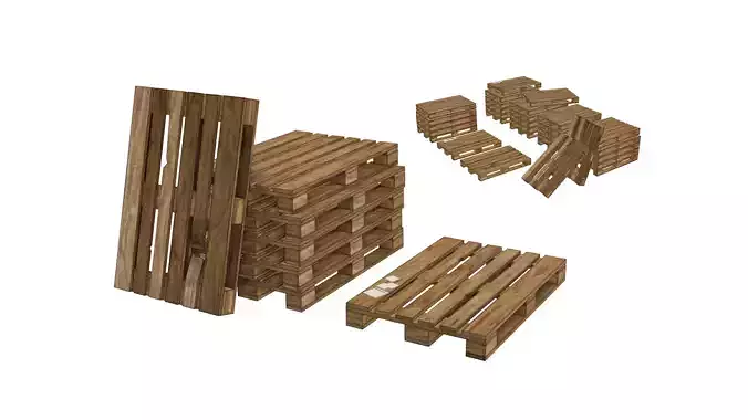 Pallet collection - Wooden industrial pallet