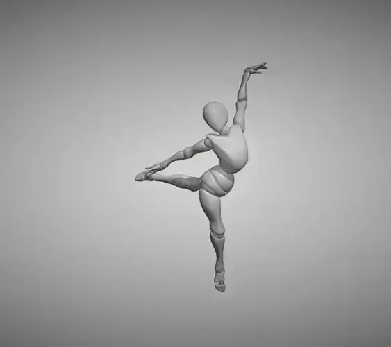 Female dance 3D model