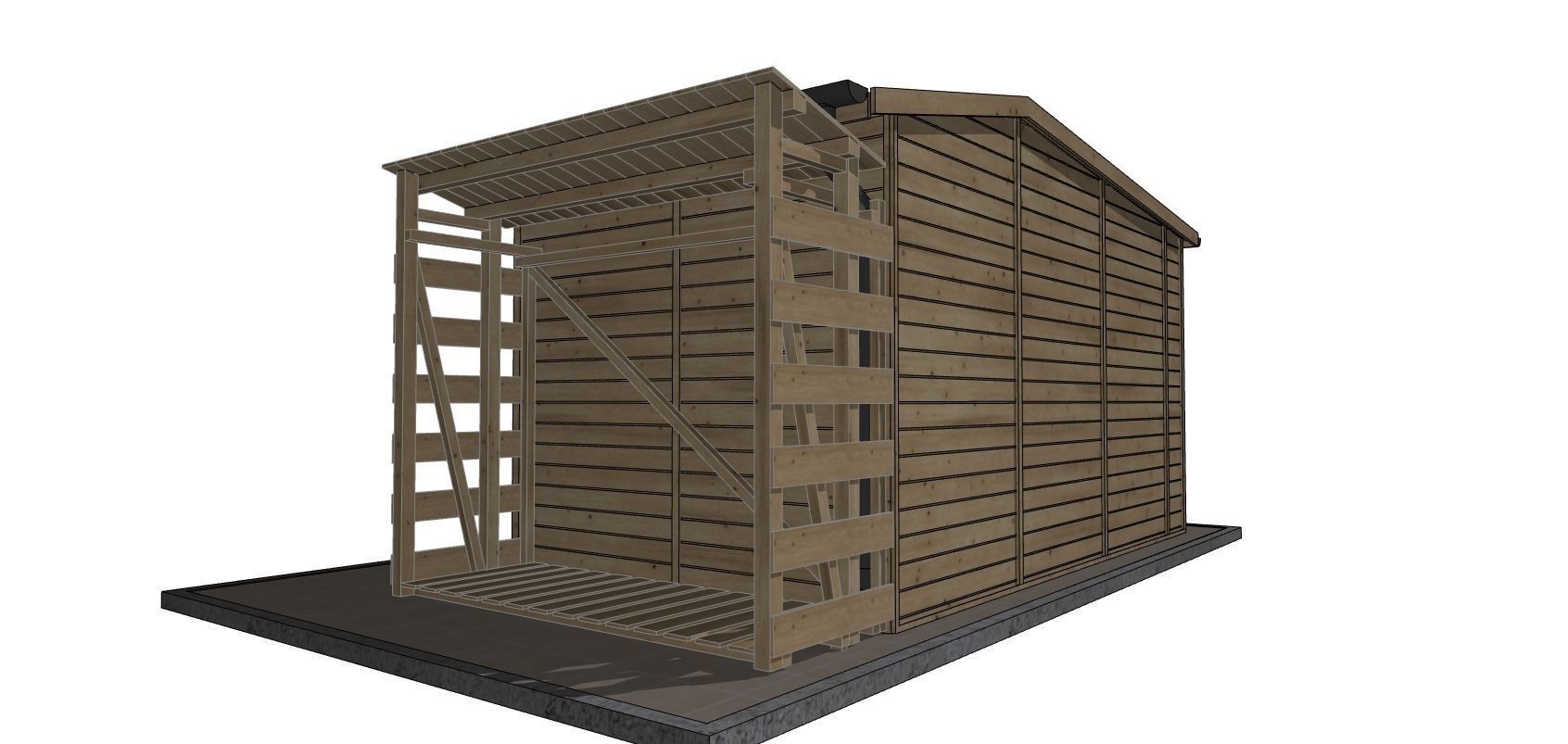 bower garden house 3d model sketchup and many other 3D model_4