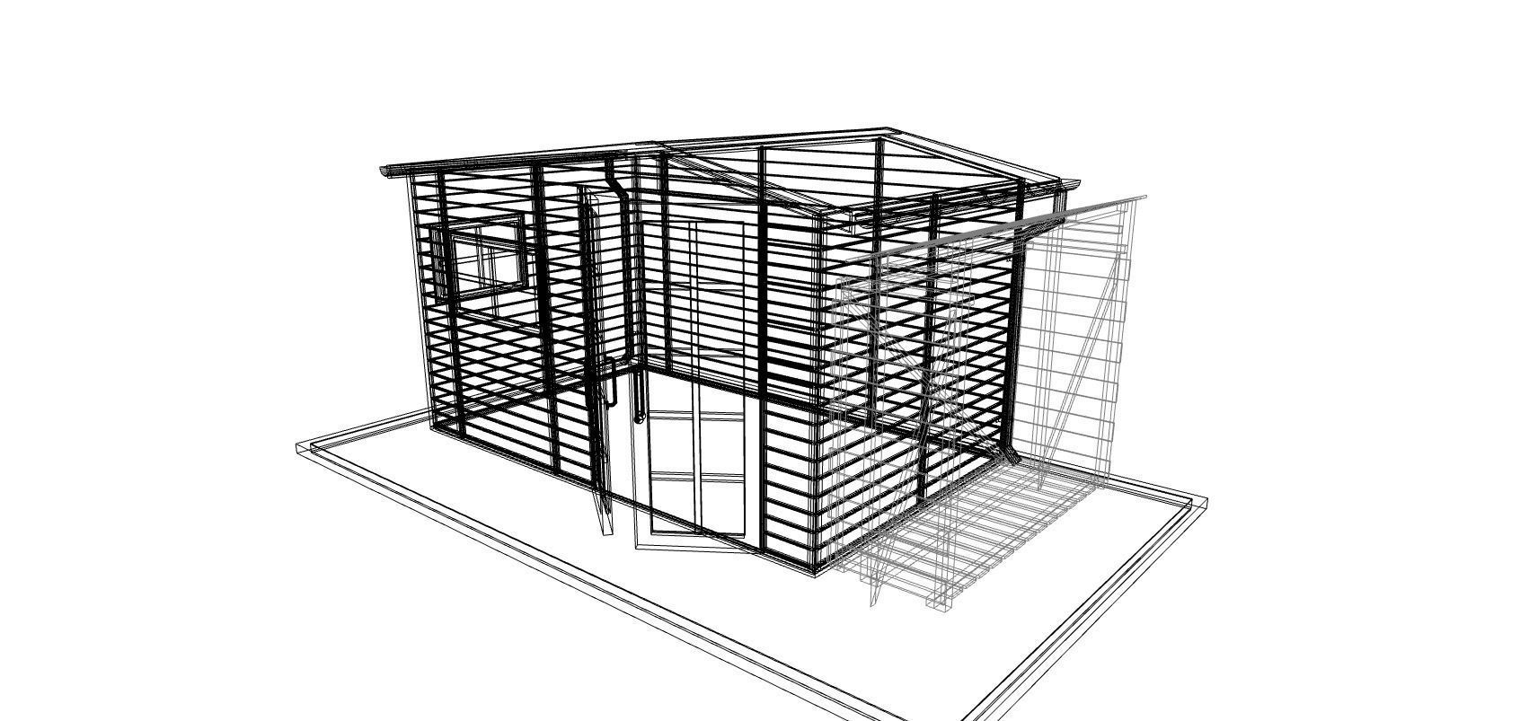 bower garden house 3d model sketchup and many other 3D model_12