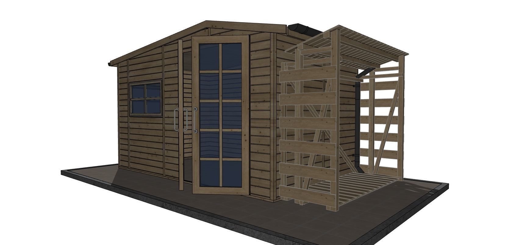 bower garden house 3d model sketchup and many other 3D model_3