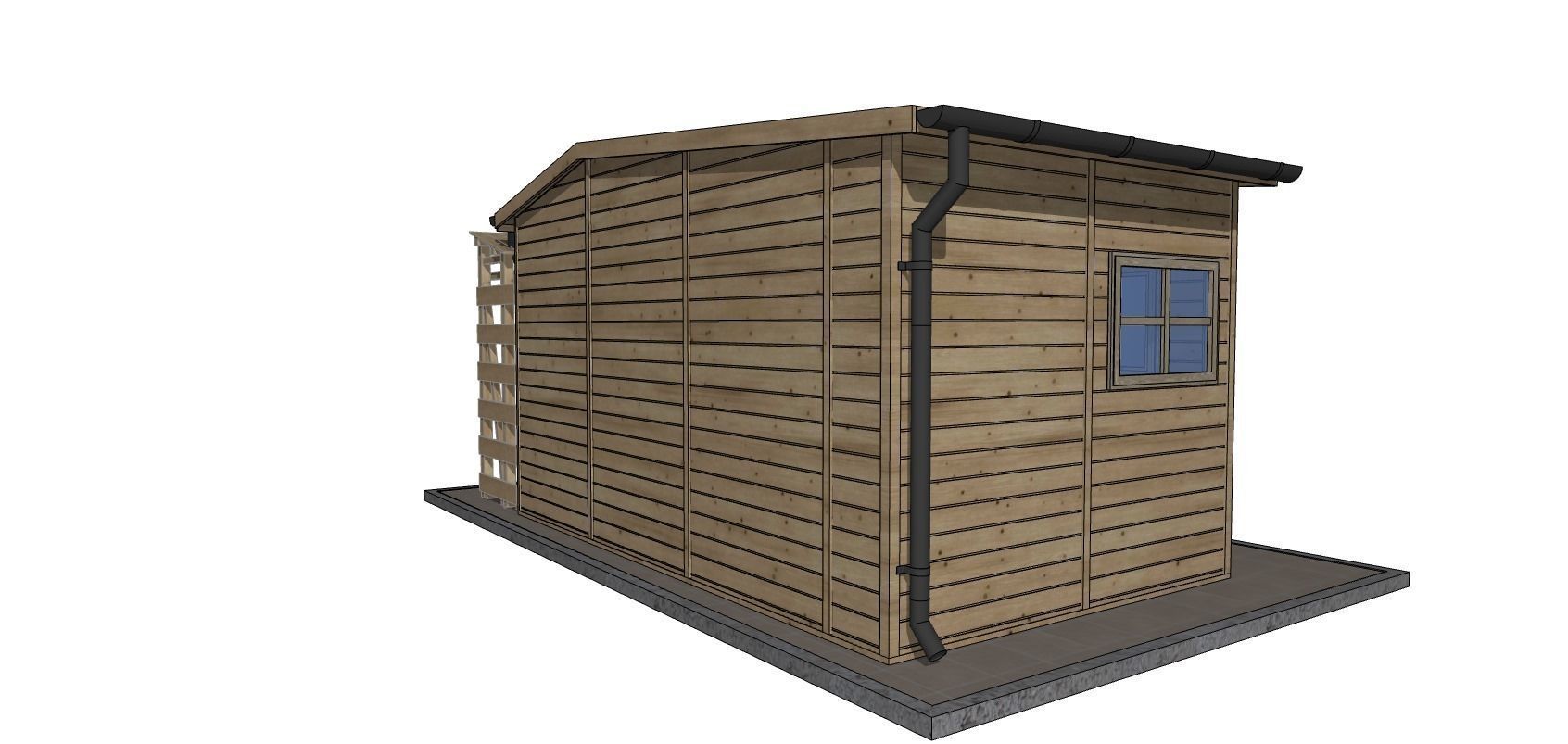 bower garden house 3d model sketchup and many other 3D model_5