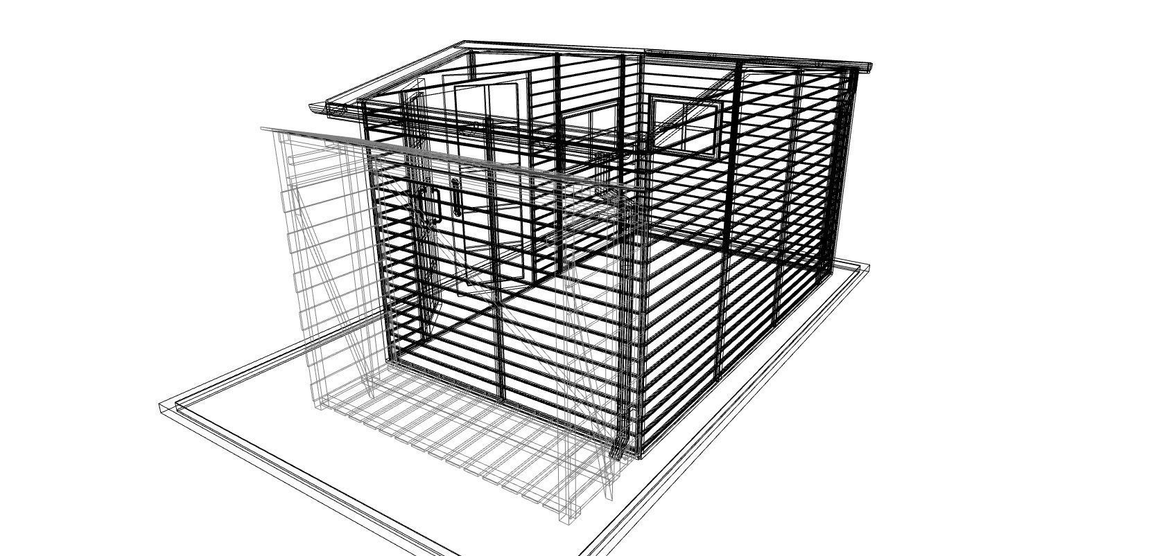 bower garden house 3d model sketchup and many other 3D model_13