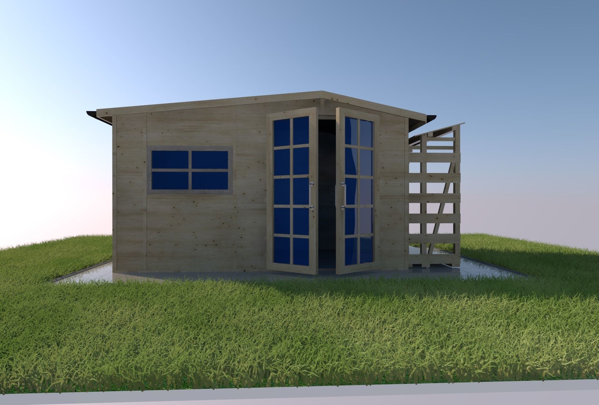 bower garden house 3d model sketchup and many other 3D model_10