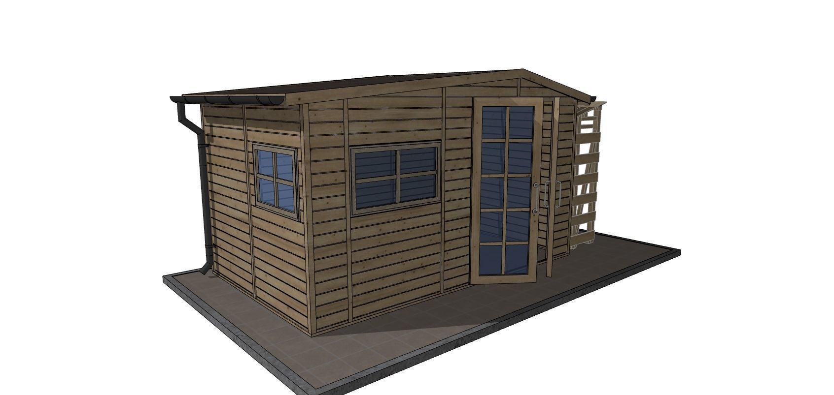 bower garden house 3d model sketchup and many other 3D model_2