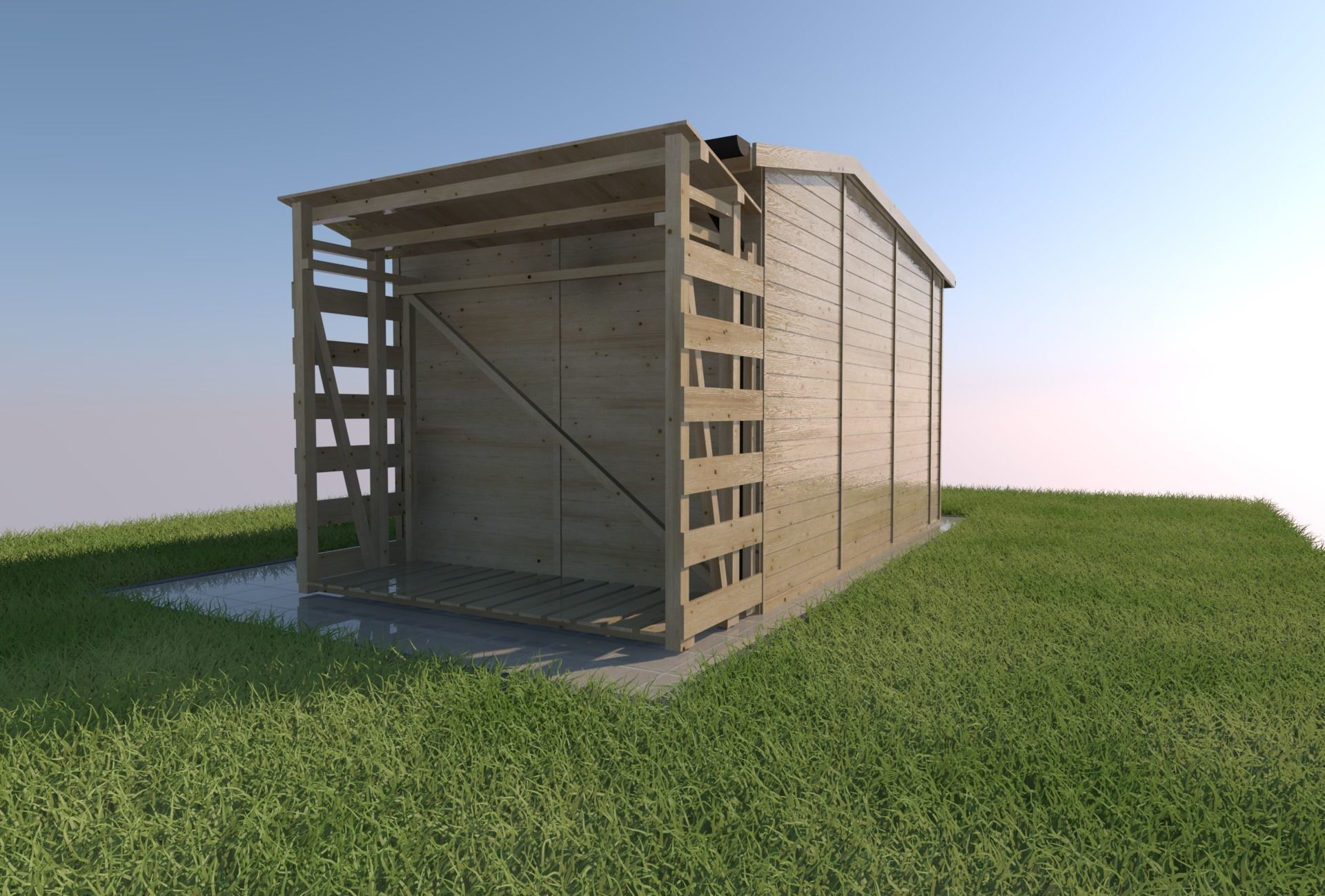 bower garden house 3d model sketchup and many other 3D model_9