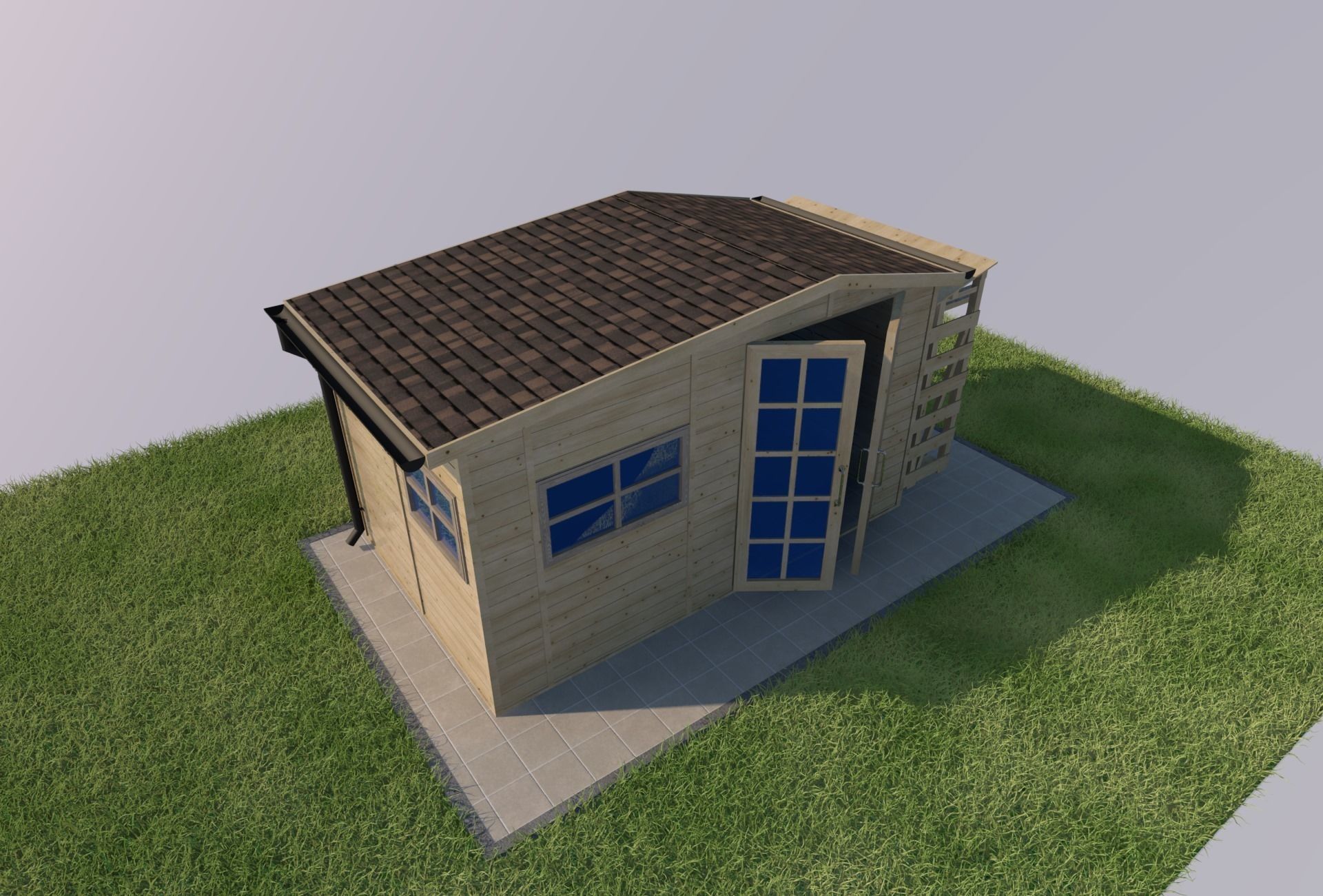 bower garden house 3d model sketchup and many other 3D model_6