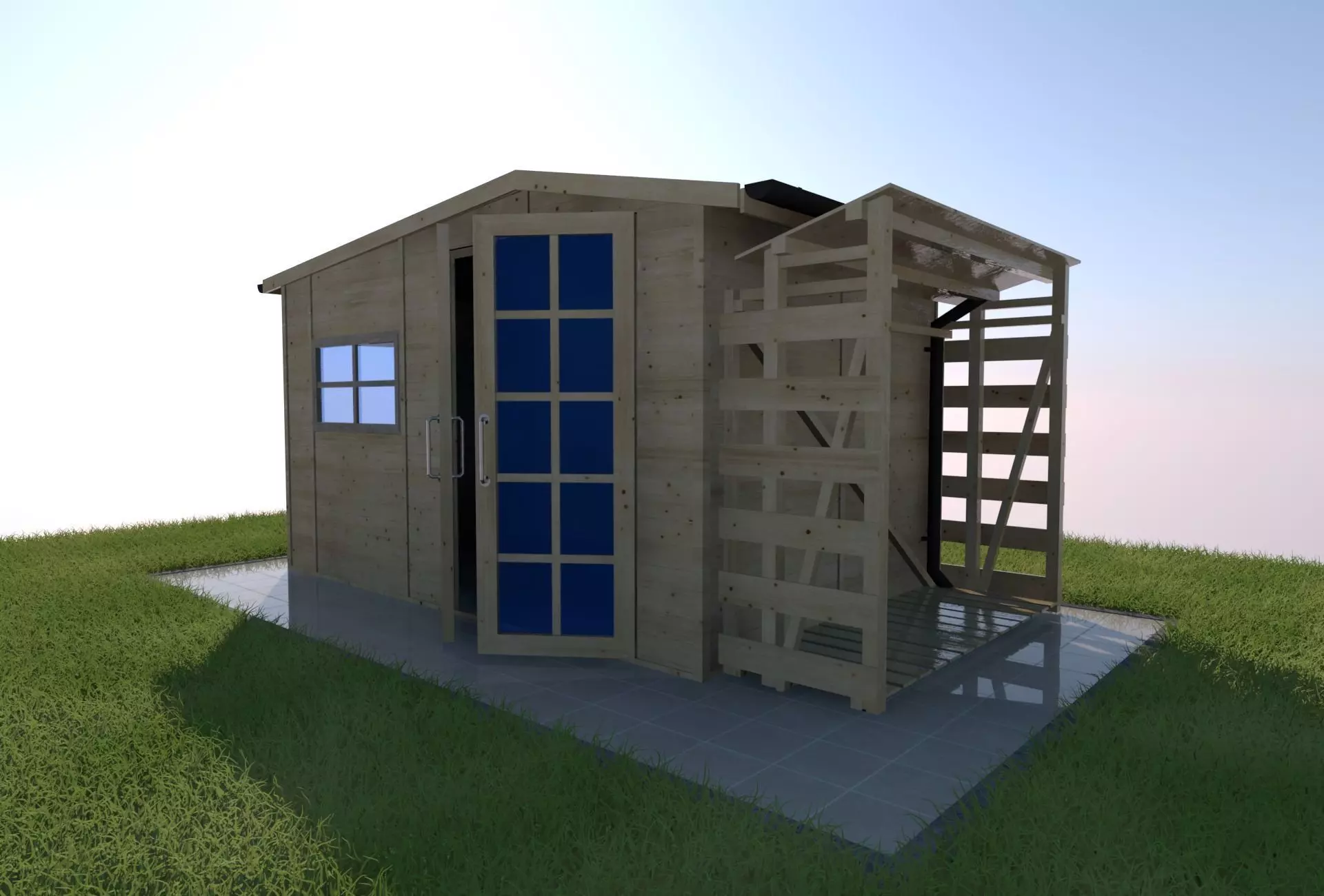 bower garden house 3d model sketchup and many other 3D model_0