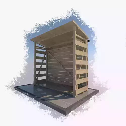little wood house 3d