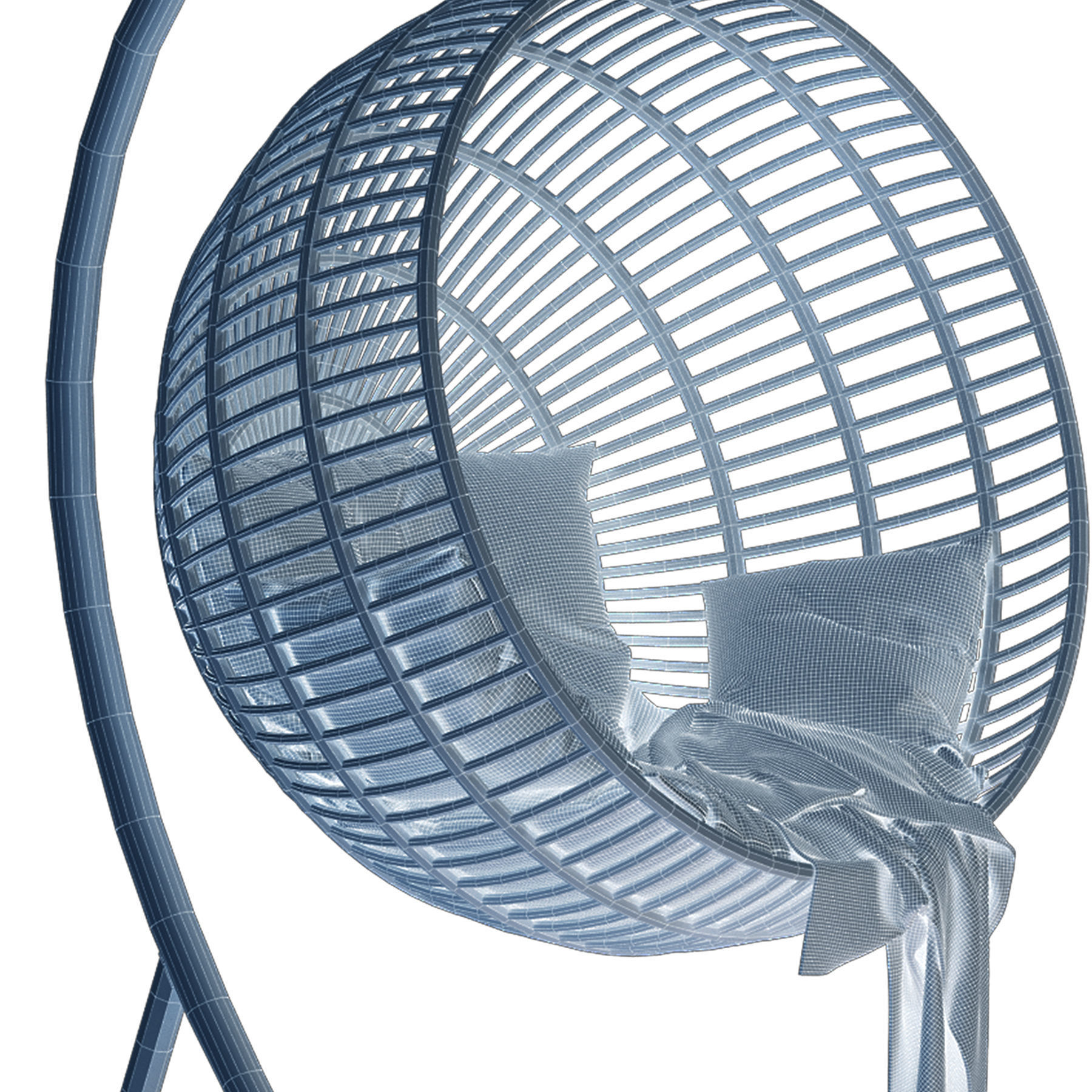 Armchair Suspendre Bosseda 3D model_24