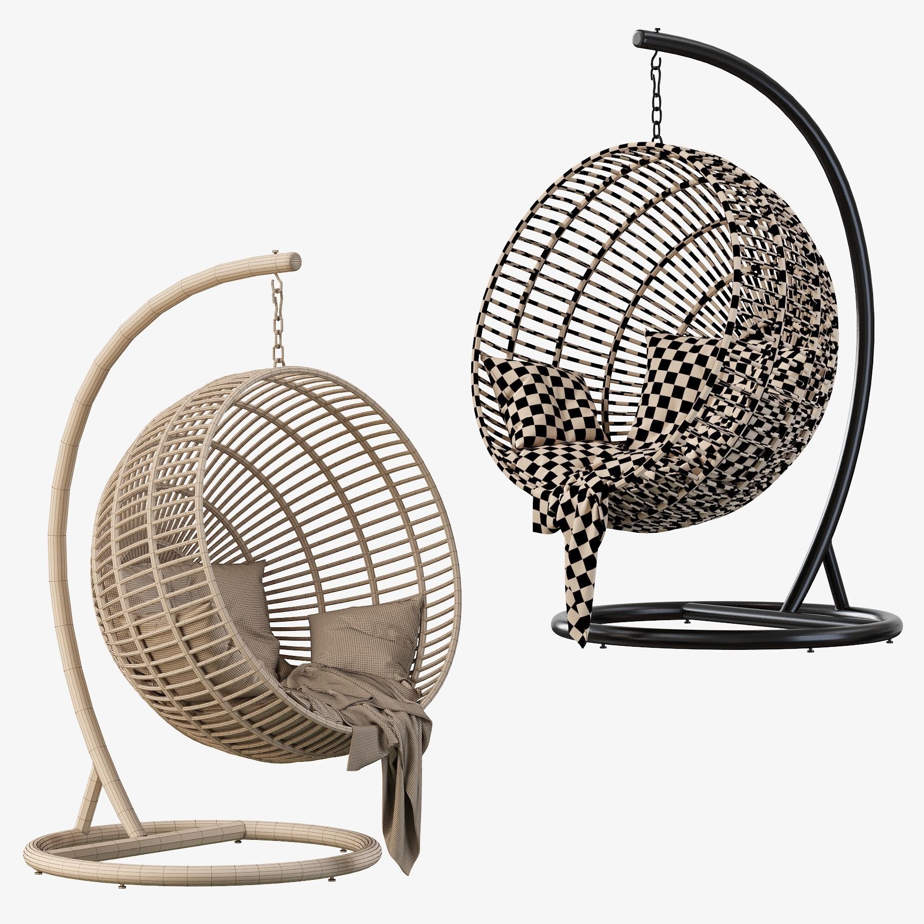 Armchair Suspendre Bosseda 3D model_28