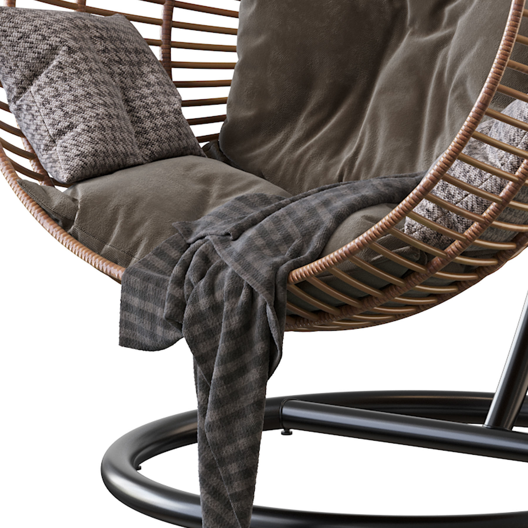 Armchair Suspendre Bosseda 3D model_13