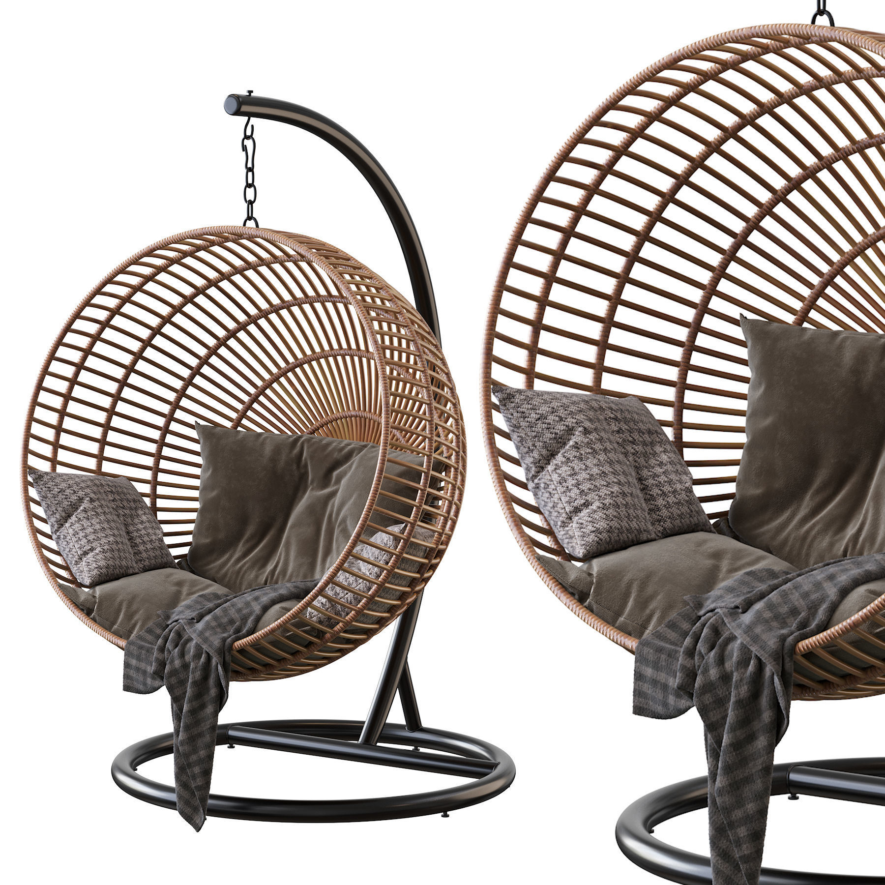 Armchair Suspendre Bosseda 3D model_1