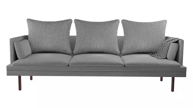 minimalist fabric sofa