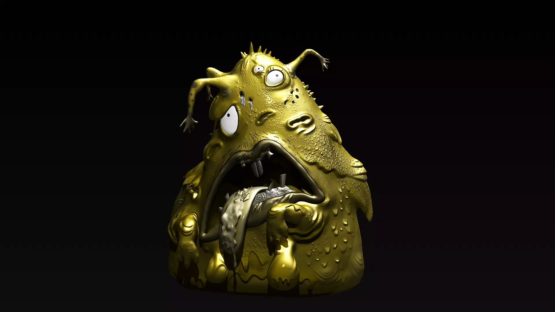 Creepy Creature 2  3D model_0