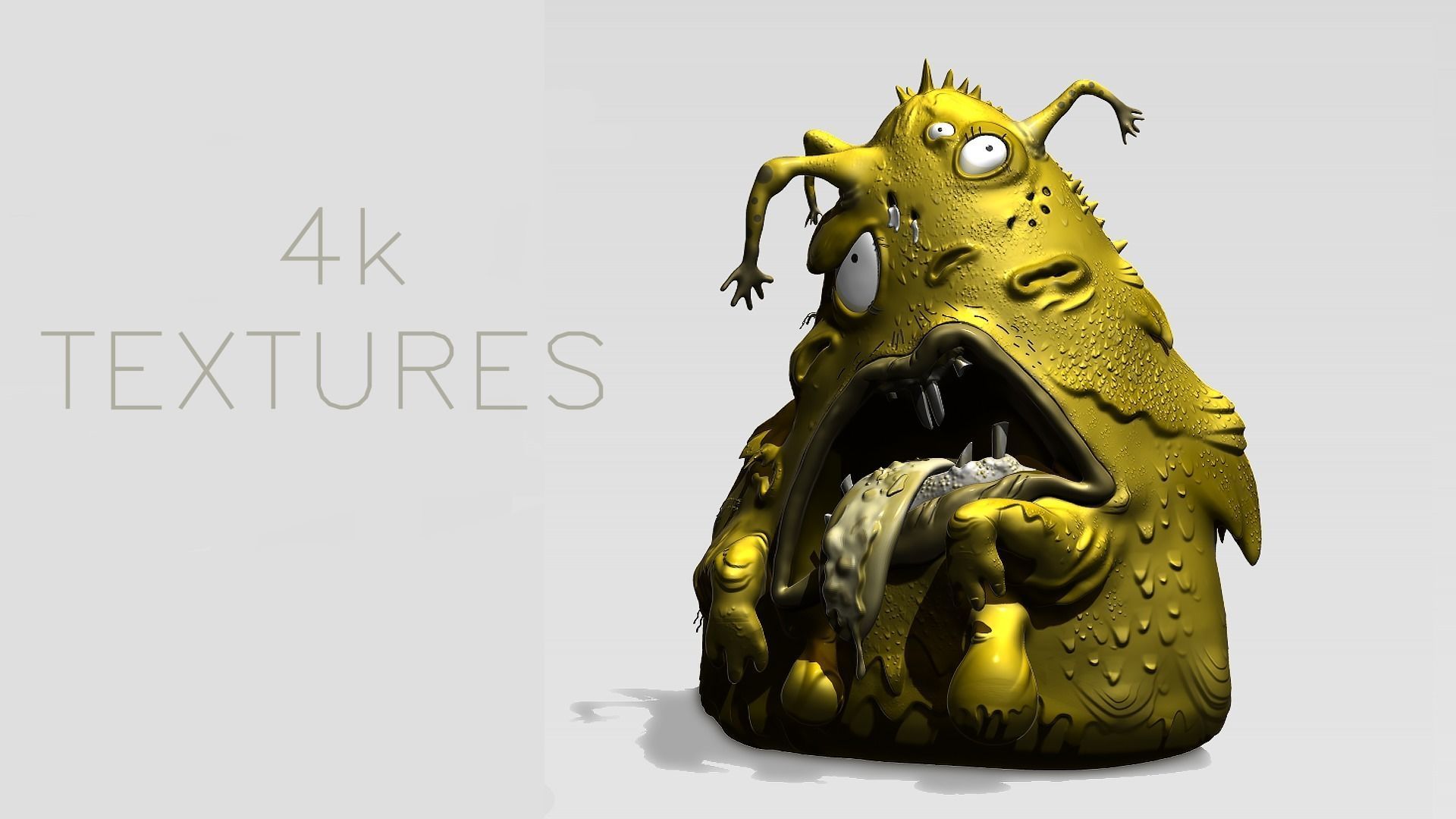 Creepy Creature 2  3D model_3