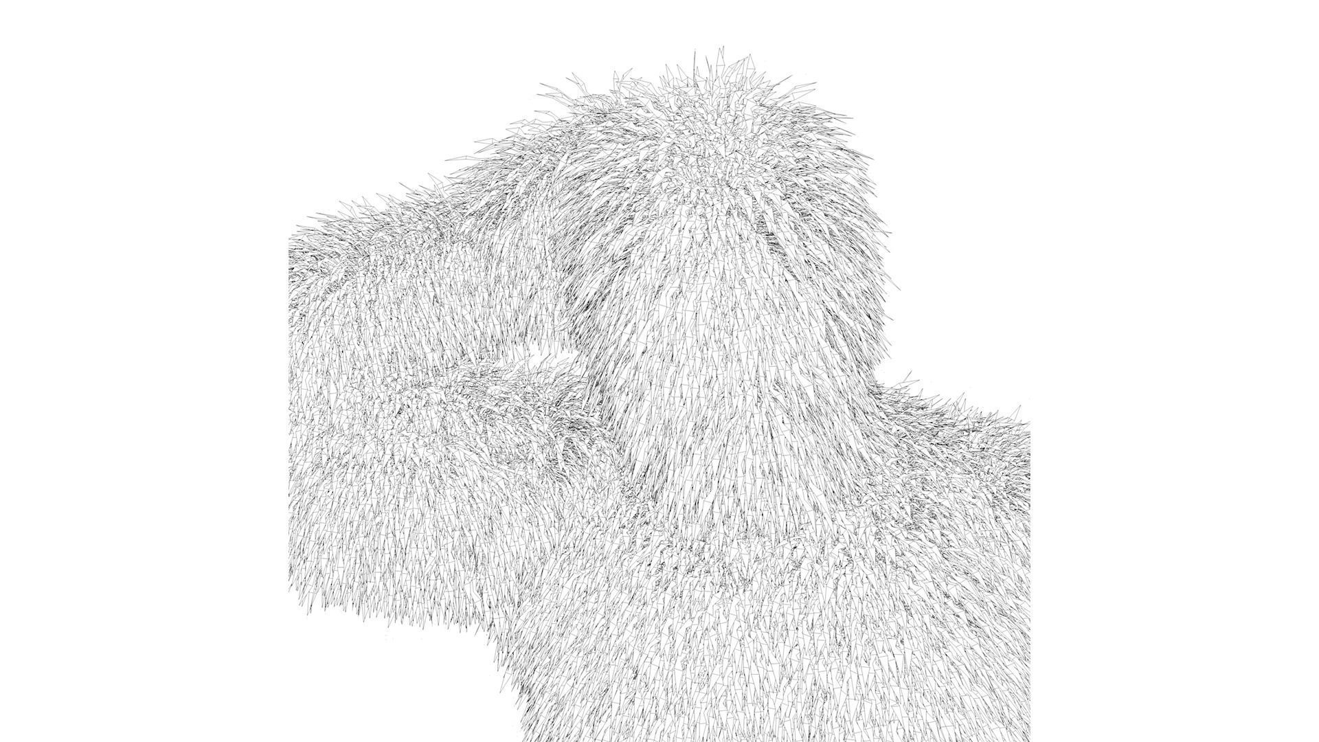 Human Topiary Garden Sculptures 3D model_7