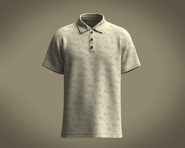Polo Shirt-AOP 3D model