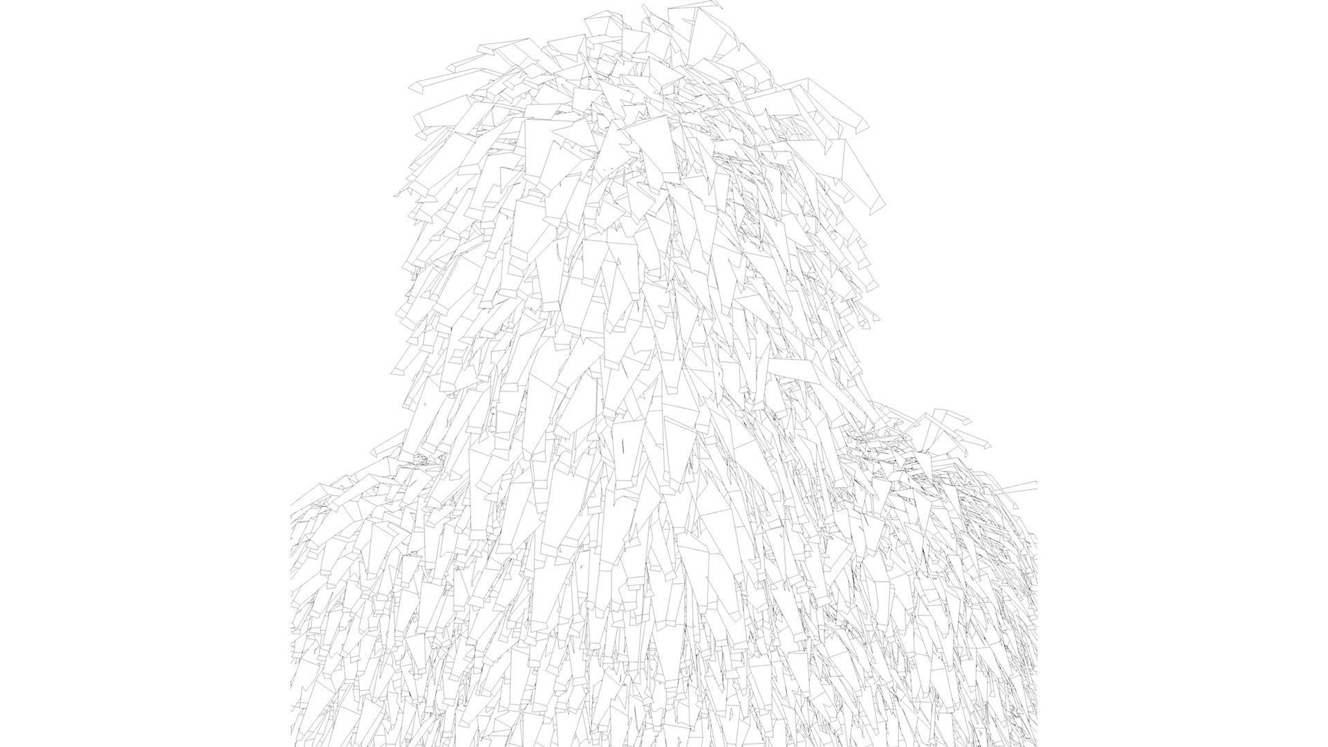 Human Topiary Garden Sculptures  3D model_7