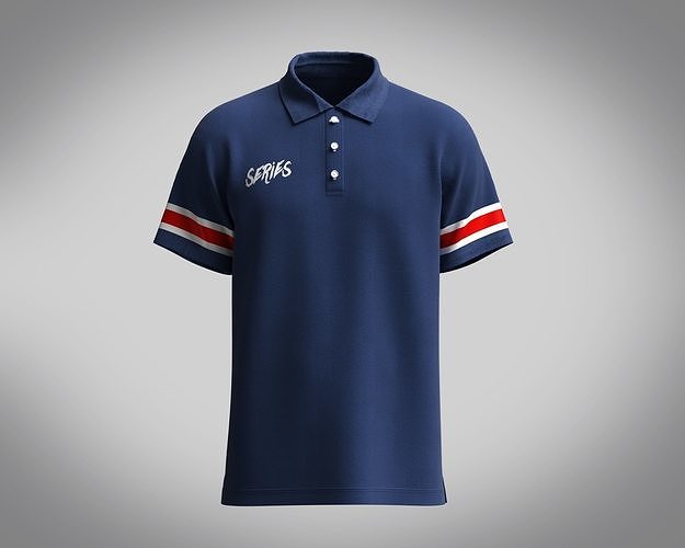 Polo Shirt-SERIES 3D model