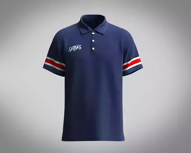 Polo Shirt-SERIES 3D model