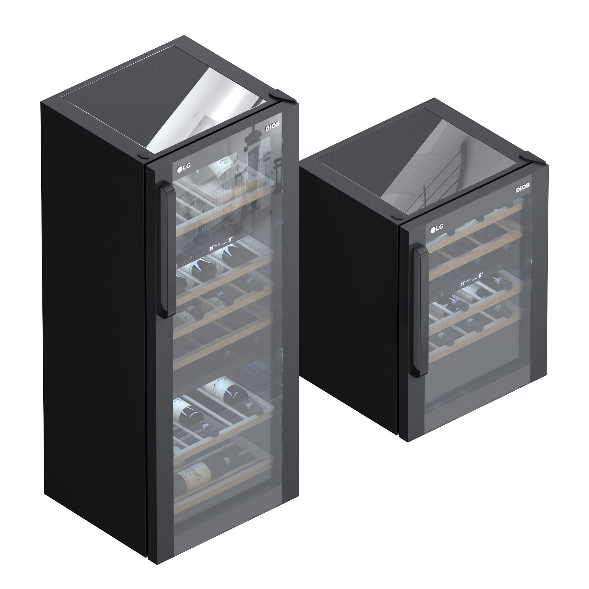 LG Dios Wine cellar 3D model CGTrader