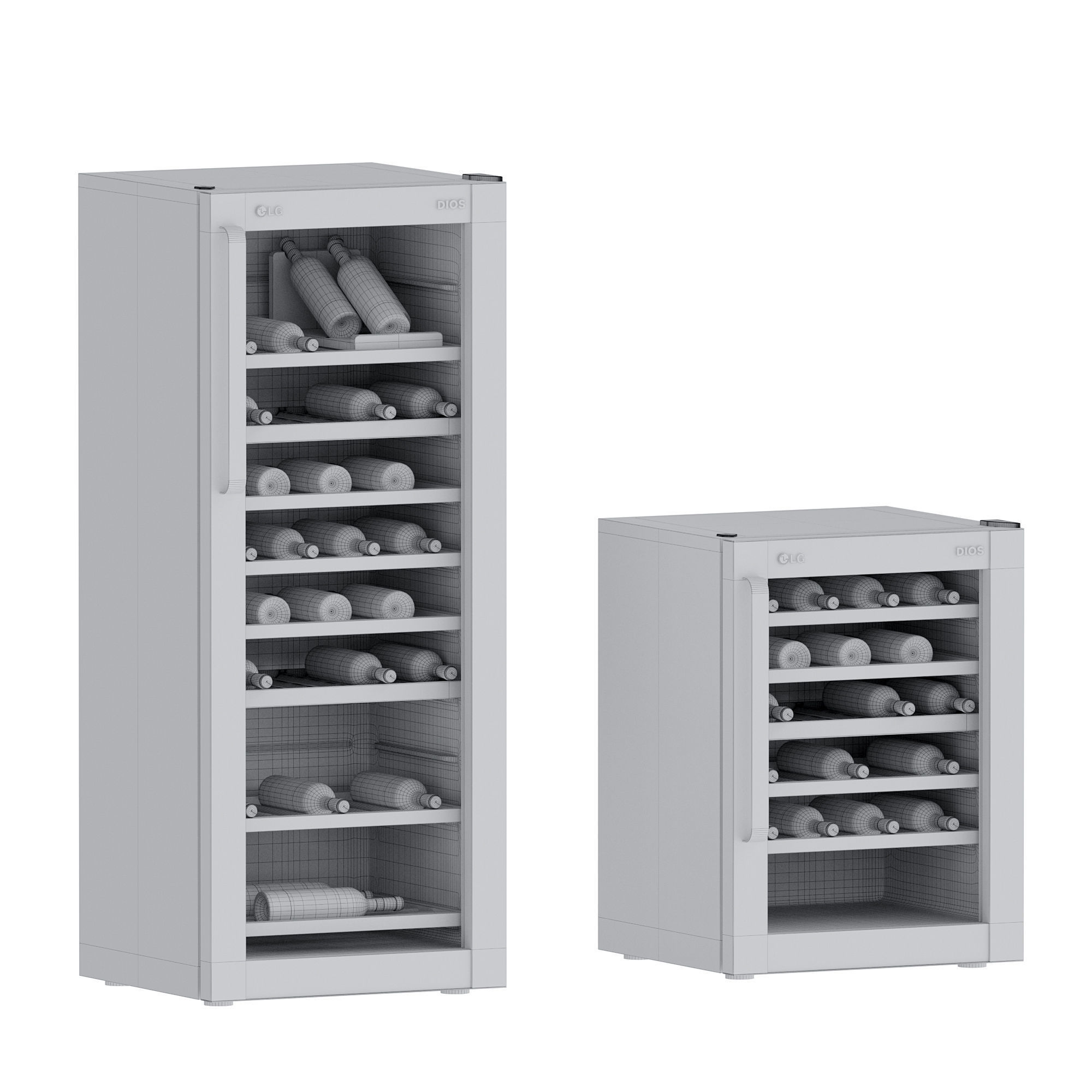 LG Dios Wine cellar 3D model CGTrader