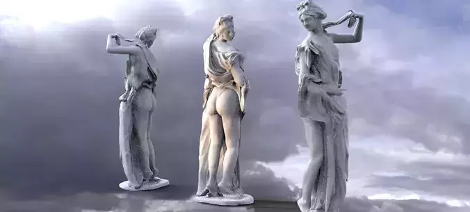 Aphrodite Historical sculpture 3D model