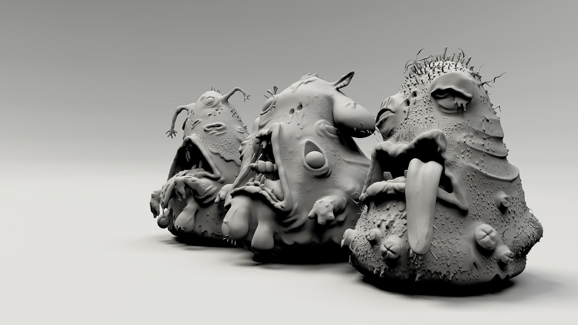 Creepy Creatures 3D model_24