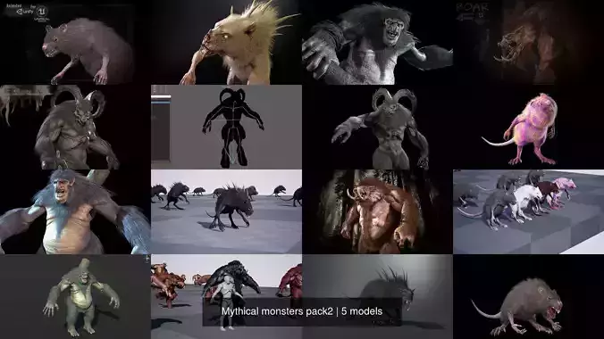 Mythical monsters pack2