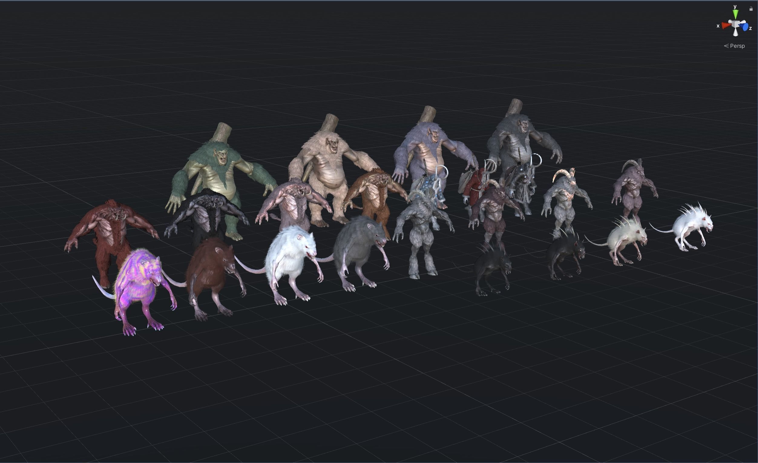 Mythical monsters pack2 3D Model Collection_22