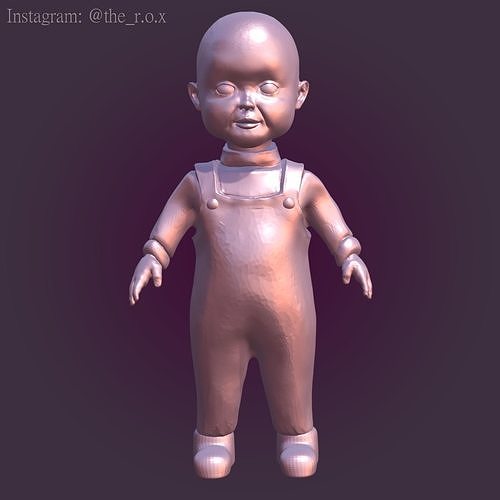 Cute  doll 3D print model