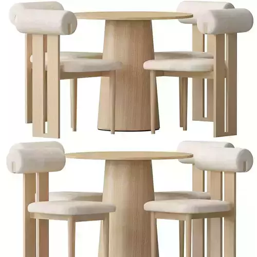 Hippo chair and pov table