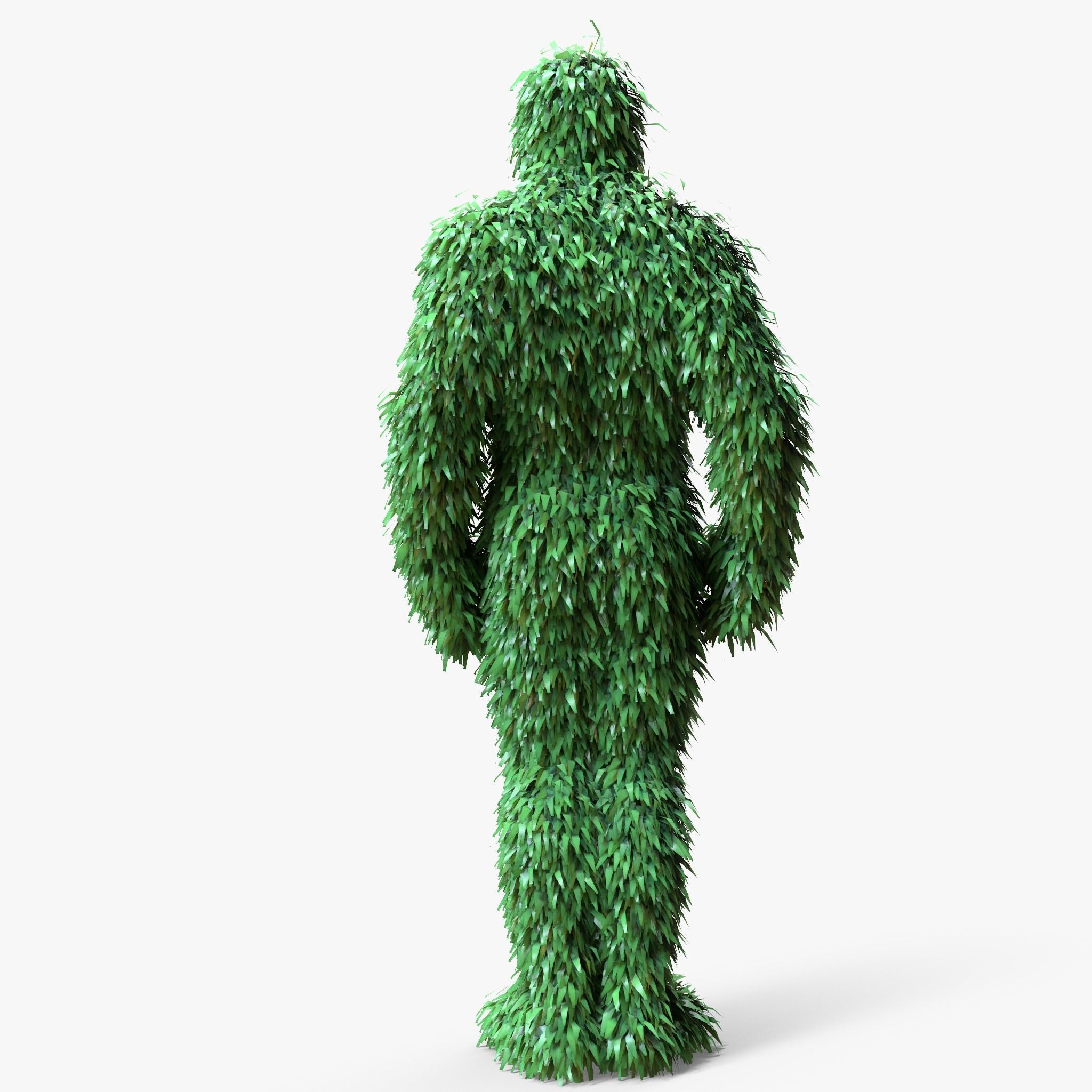 Human Topiary Garden Sculptures 3D model_1