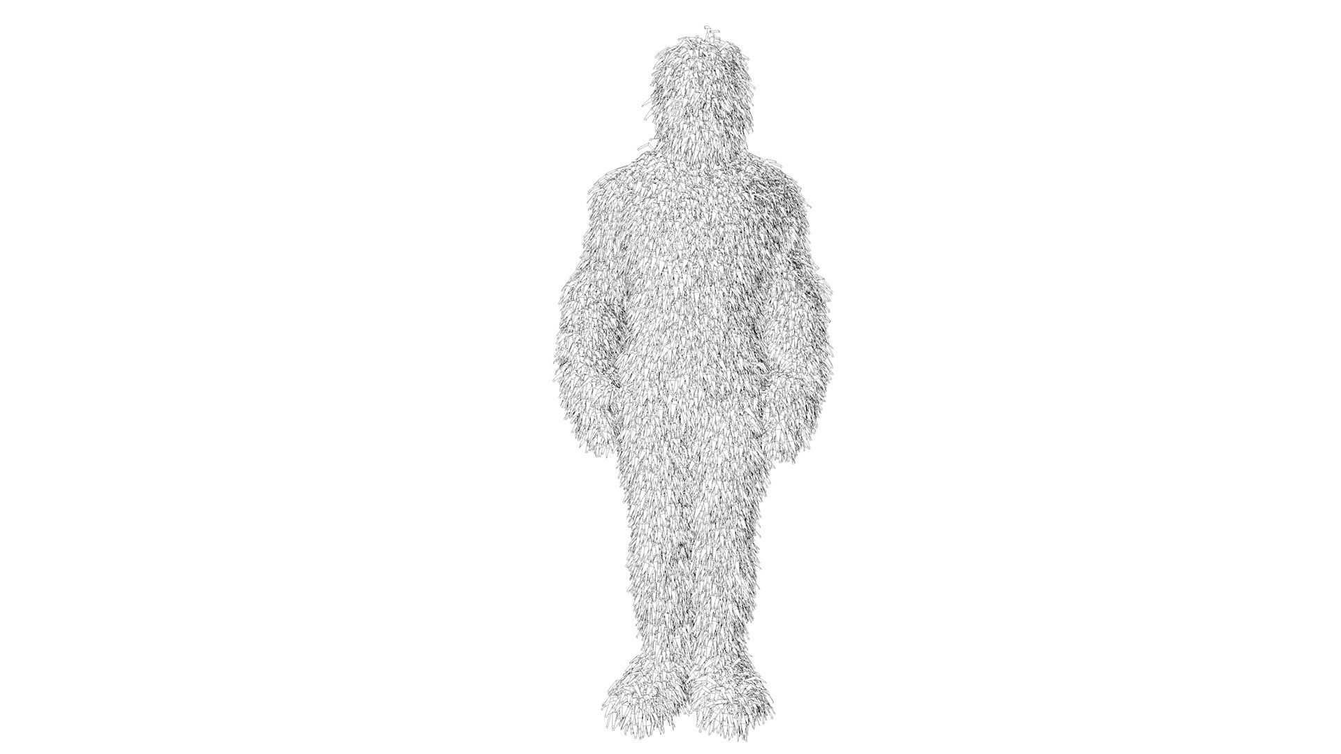 Human Topiary Garden Sculptures 3D model_5