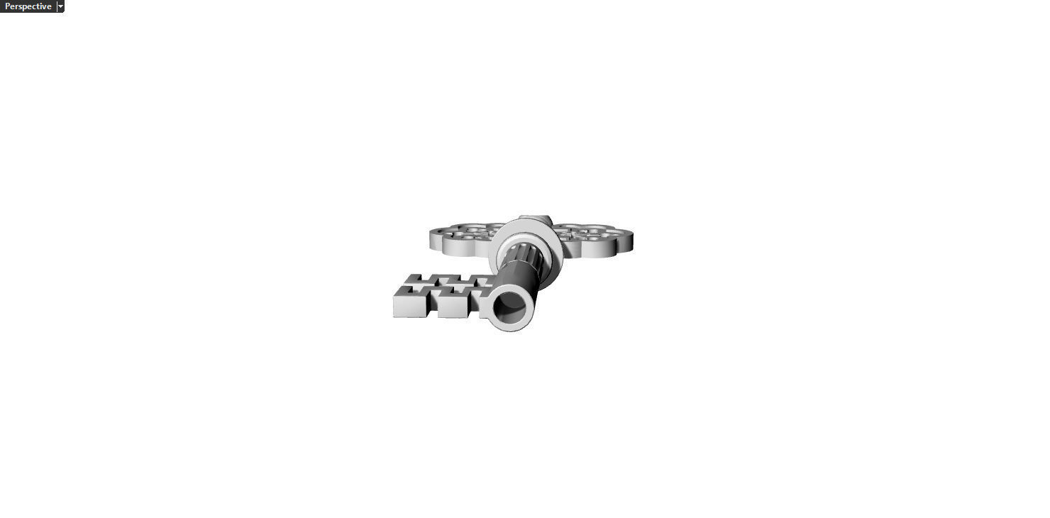 key 4 stainless steel ball valve 3D print model_4
