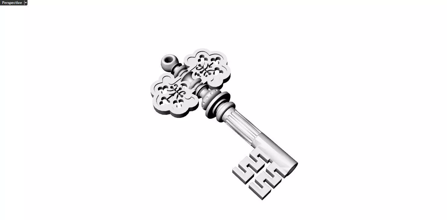 key 4 stainless steel ball valve 3D print model_0