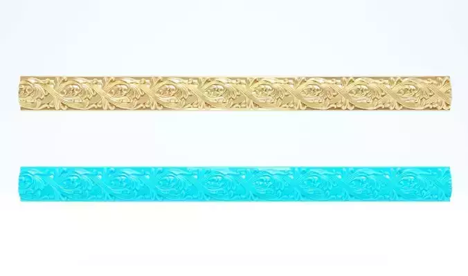 Patterned column 3D print model