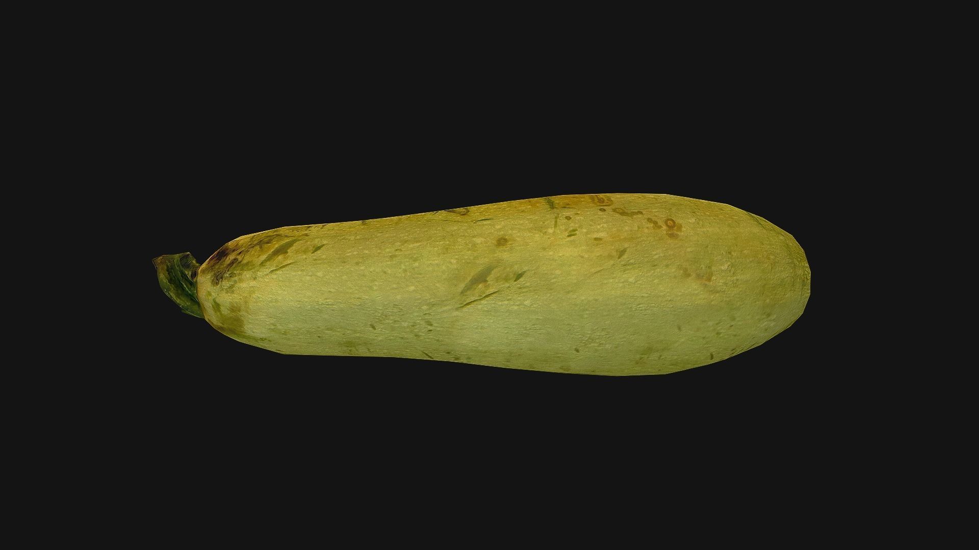 Marrow squash Low-poly 3D model_12