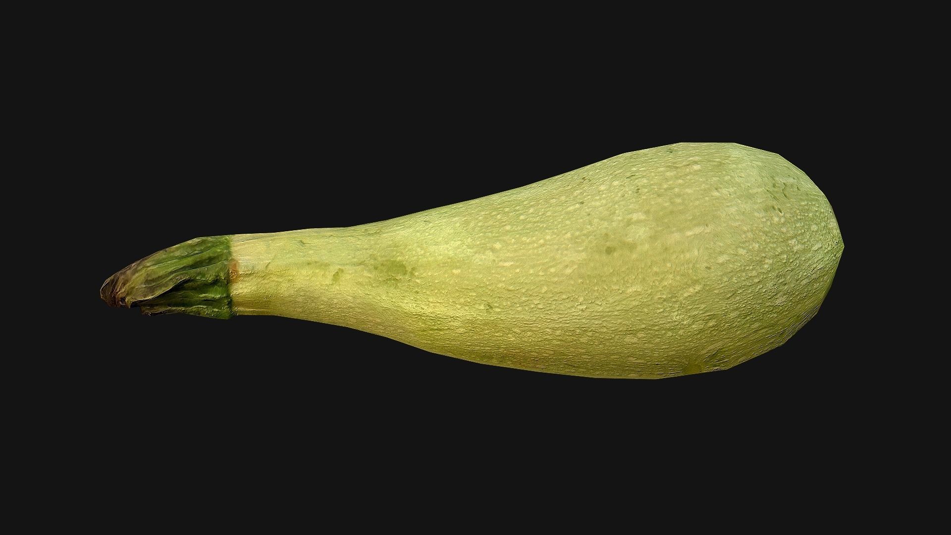 Marrow squash Low-poly 3D model_15