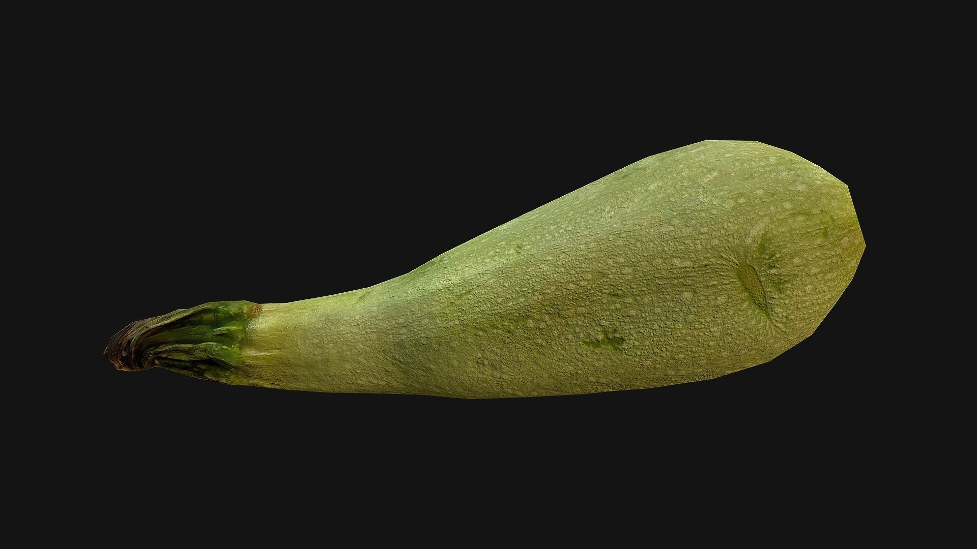 Marrow squash Low-poly 3D model_16