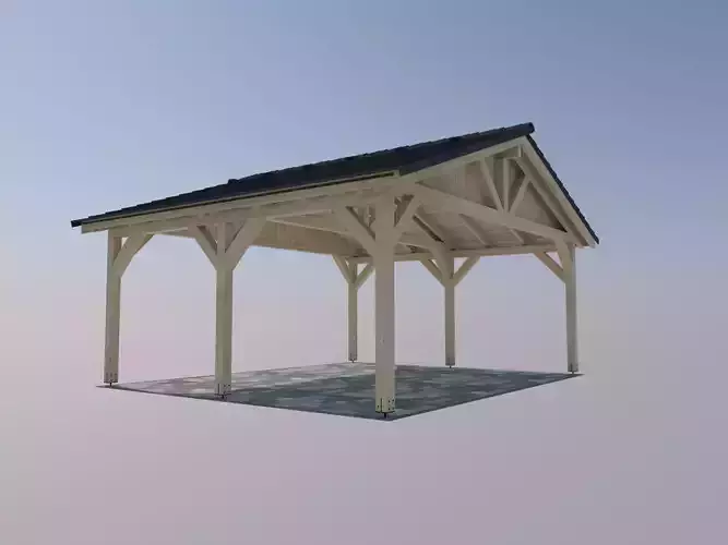 5x6m carport with tiled roof